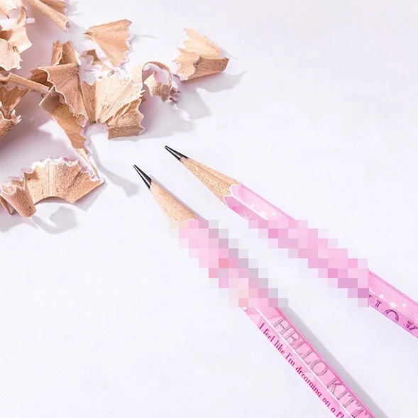 Cartoon Cute Stationery Melody Girls Pencil Sets 12pcs Writing Pen for Kids HB Pencil Test