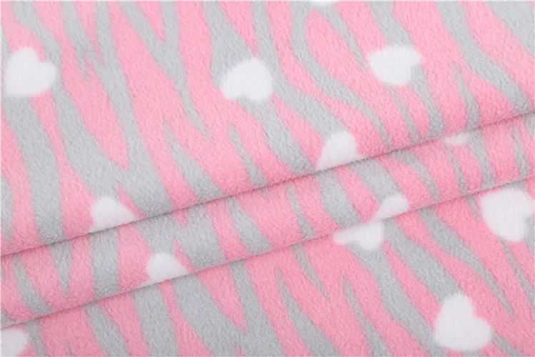 China manufacturer printed micro polar fleece blanket fabric