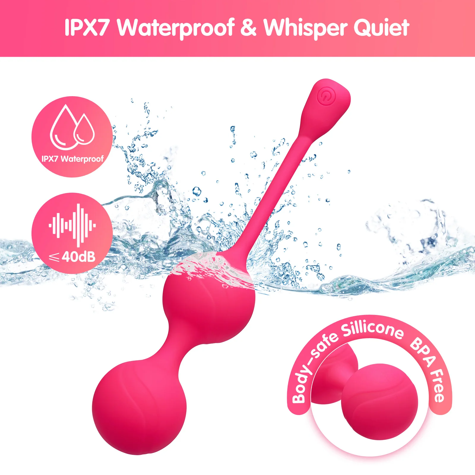 World best selling products mobile controlled vibrator sex product orgasm kegel balls