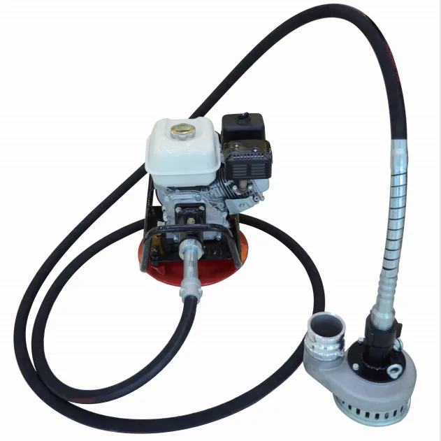 High Suction Flexible Shaft Submersible Water Pump Gasoline Engine concrete vibrator water pump