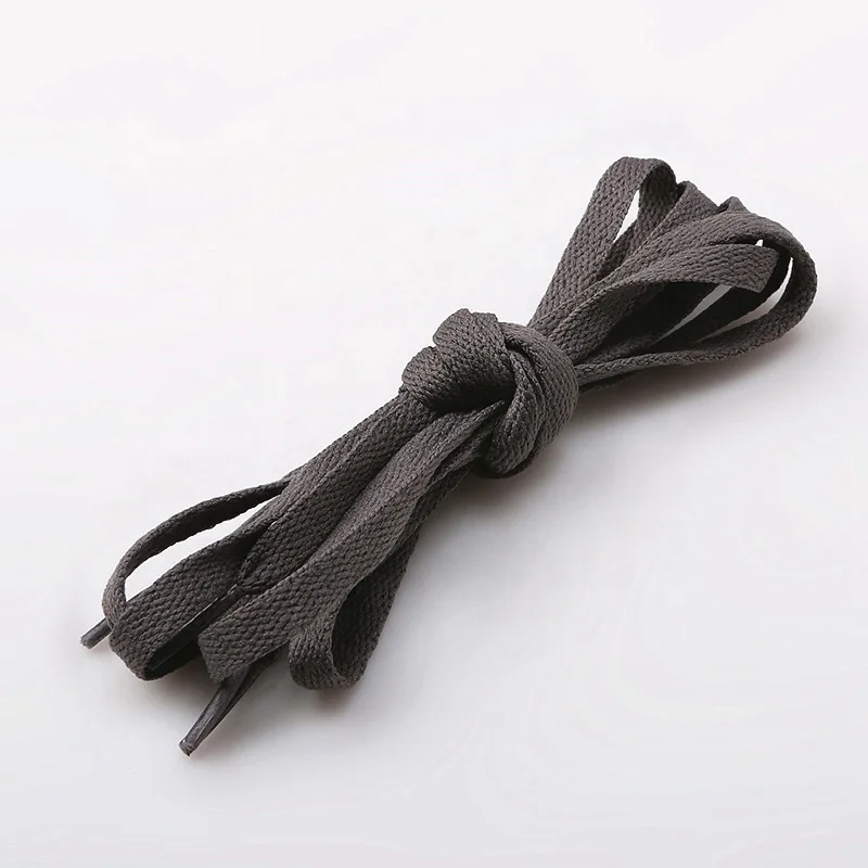 Supply sports shoes use classic flat 100% polyester shoe laces