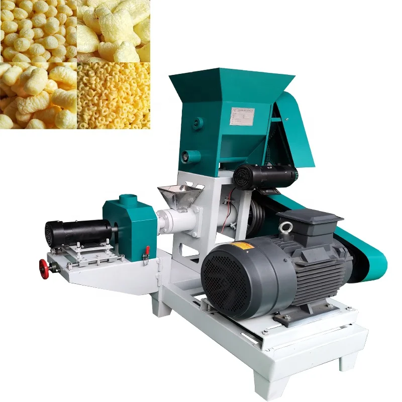 High Quality Adjustable Single Screw Extruder For Cereals Multifunctional Hot Selling Puffed Cereal Extruder Machine