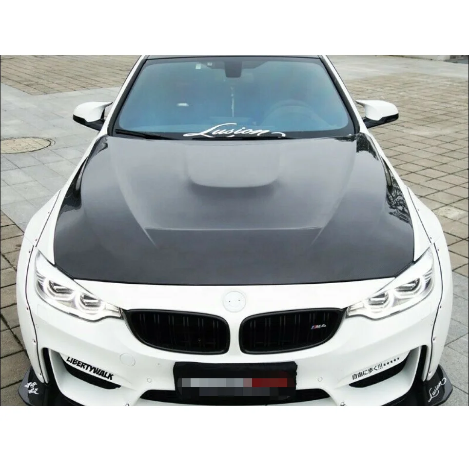 Carbon Fiber Single-sided Carbon Hood Double-sided Engine Hoods For GTS F80 M3 F82 F83 M4