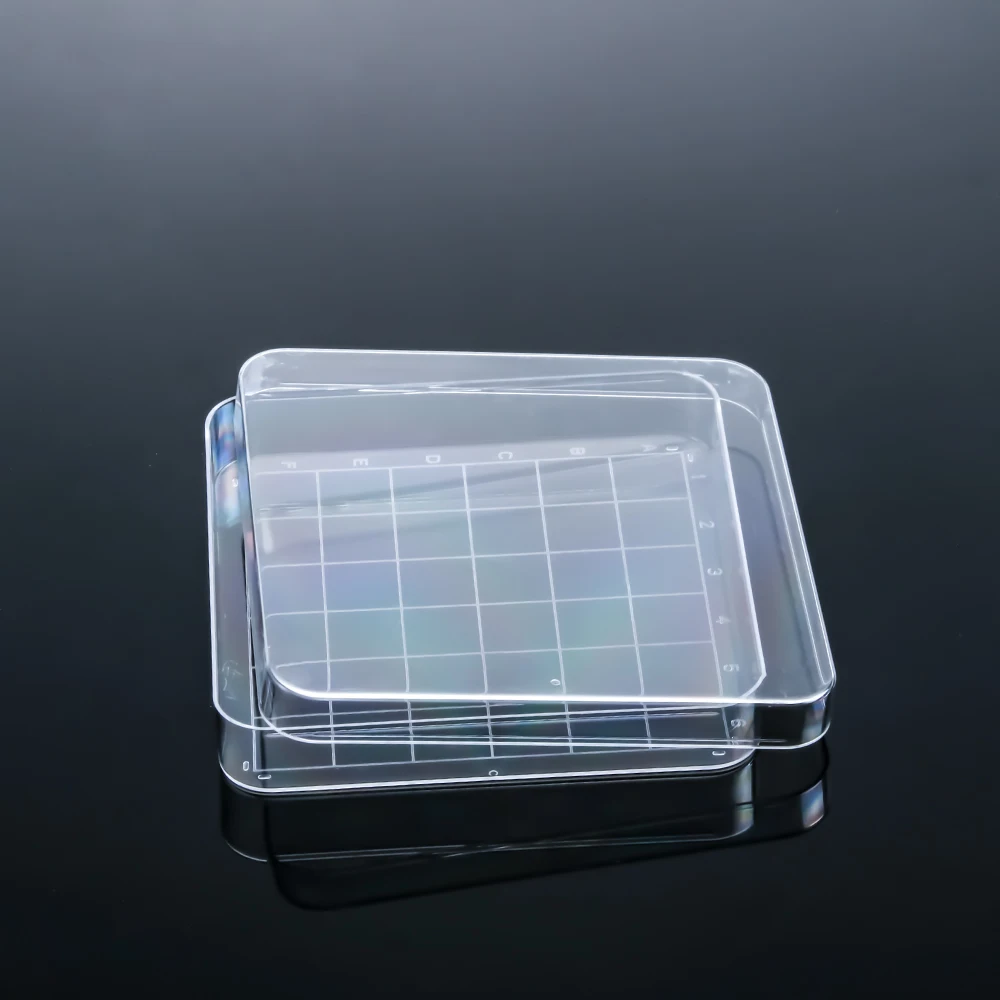 Square Cell Culture Dish Rectangular Tissue Culture Dish Disposable Petri Dish