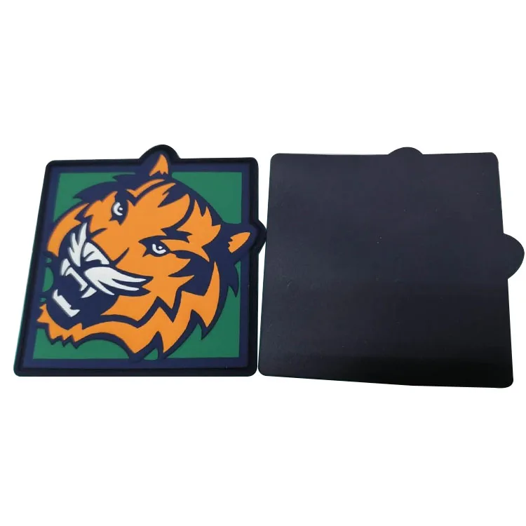 Factory Custom Heat Press Sticker 3D Silicone Brush Dots Transfer Labels For