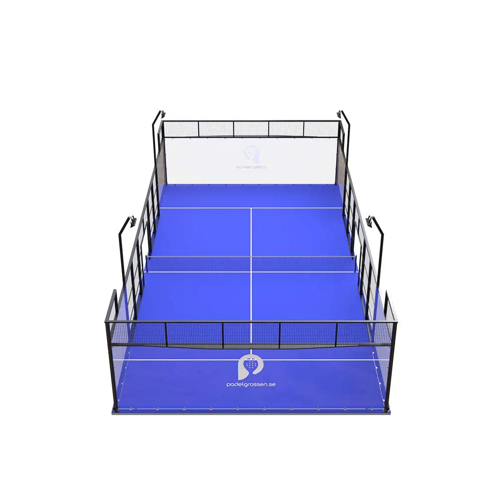 10x20m color outdoor bule  modular basketball court fence court from Jonkoping Sweden