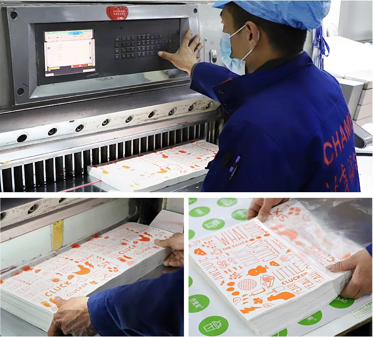 Wholesale air fryer parchment paper kitchen customized cake silicone baking paper sheets