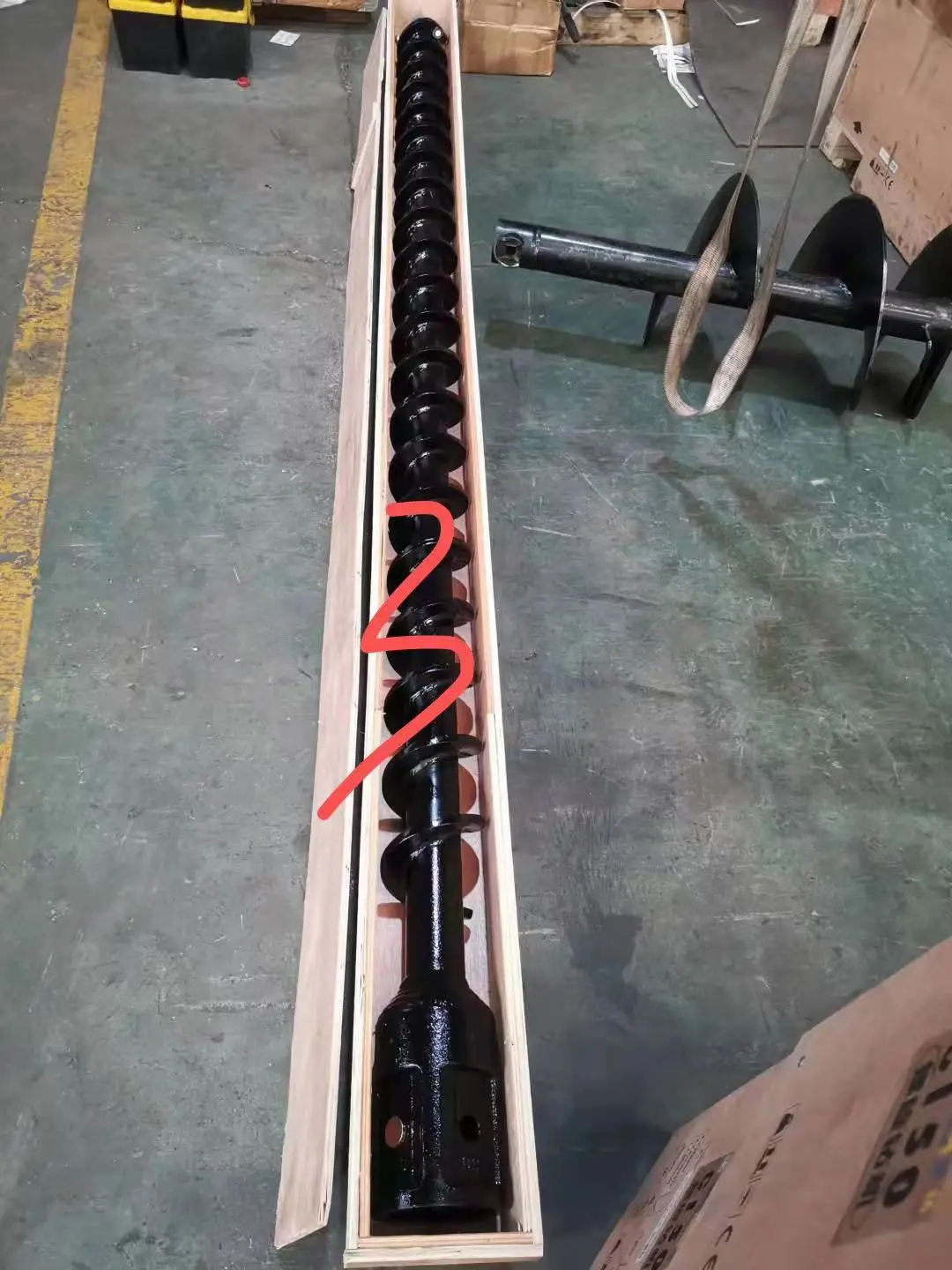 HUITONG Earth Auger Attachment Shantui SE80 Excavator Rotary Drill Hydraulic Piling Rig For 8 Ton Excavators.