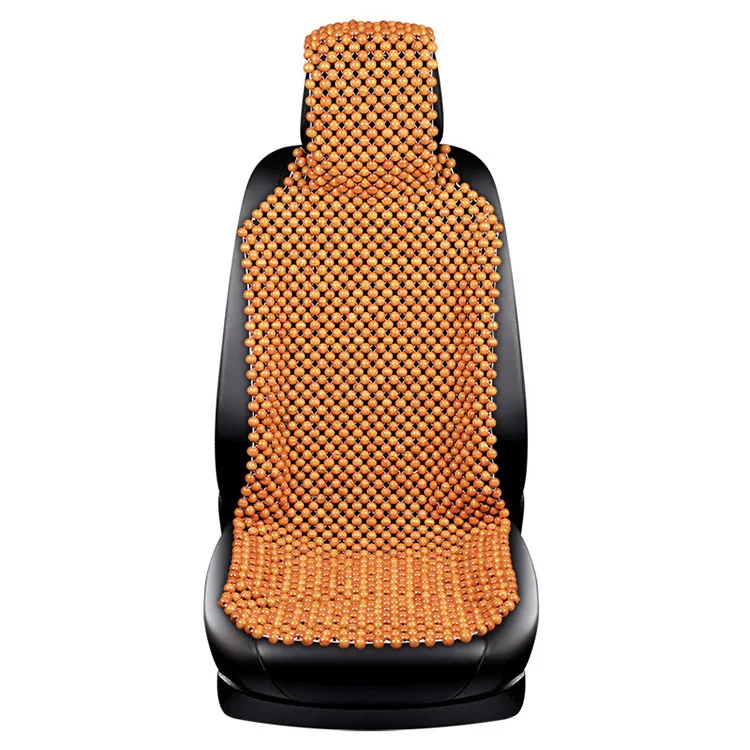 Marcan Factory Price Handmade Design Breathable Wooden Bead Car Seat Cover for Summer Beads Cooling Bead Car Seat Cushion