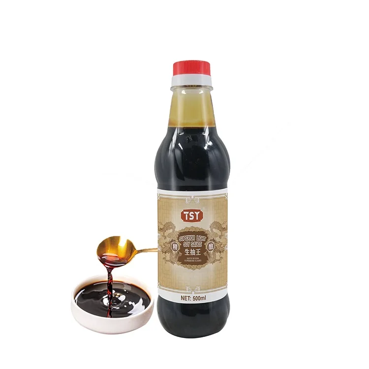 Customized Chinese Soy Sauce Natural Organic Cooking Soya Sauce Premium Light Soy Sauce