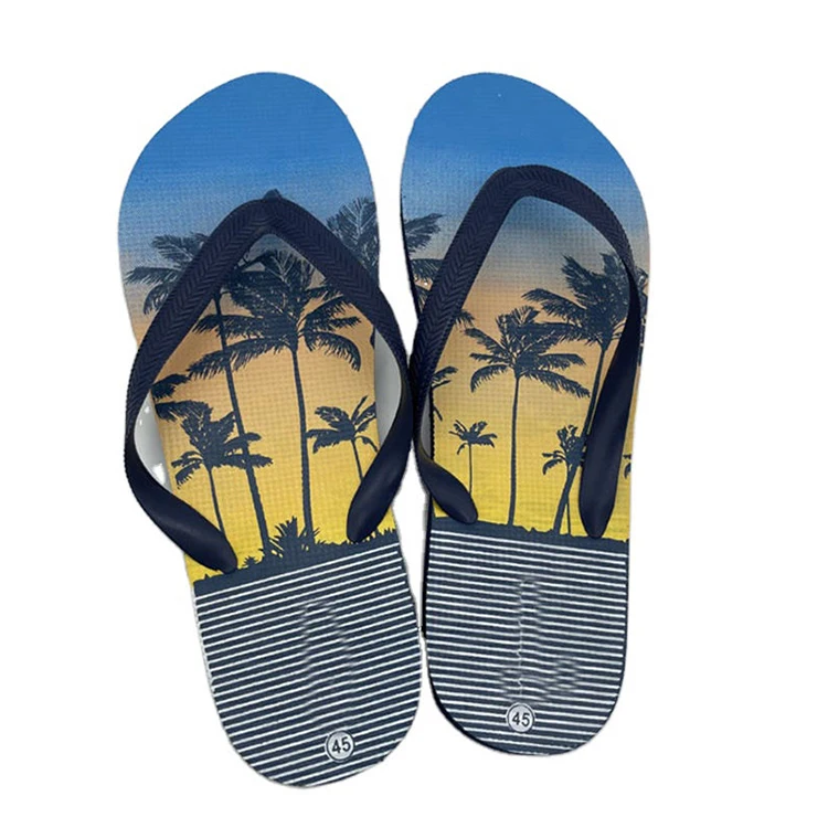 Fast delivery Fashion Style Waterproof sturdy durable Foam Rubber Beach Flip Flops