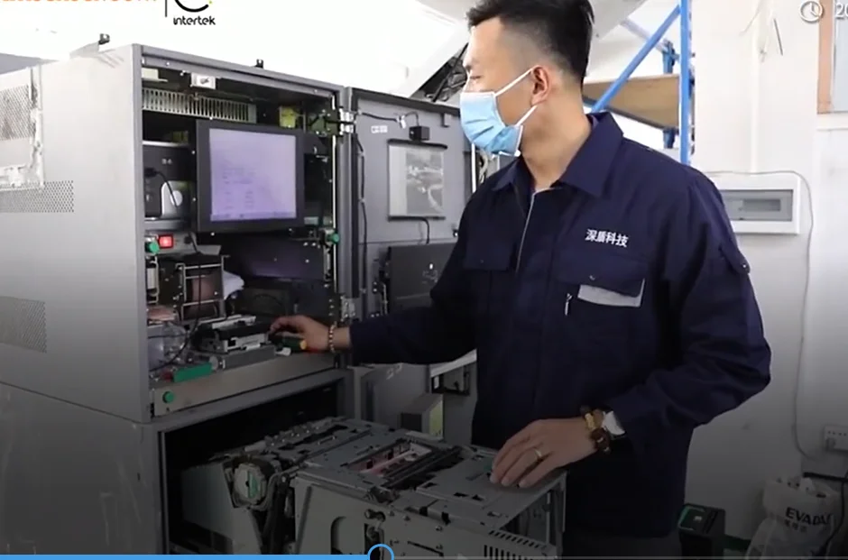 1750044235 Cash Dispenser  Wincor Nixdorf 2050 Procash CMD V4 Stacker Eprom Sensor Ribble Cable