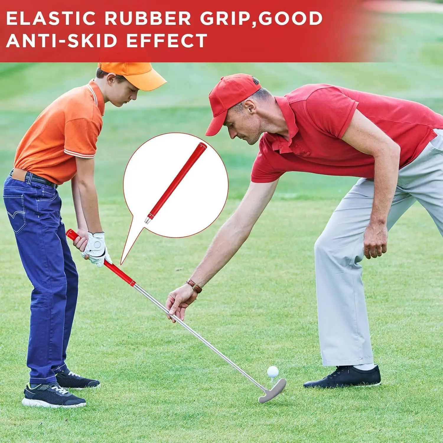 3 OEM double-sided high-quality adjustable golf putter training AIDS alloy golf clubs mini golf putter with 6 balls.