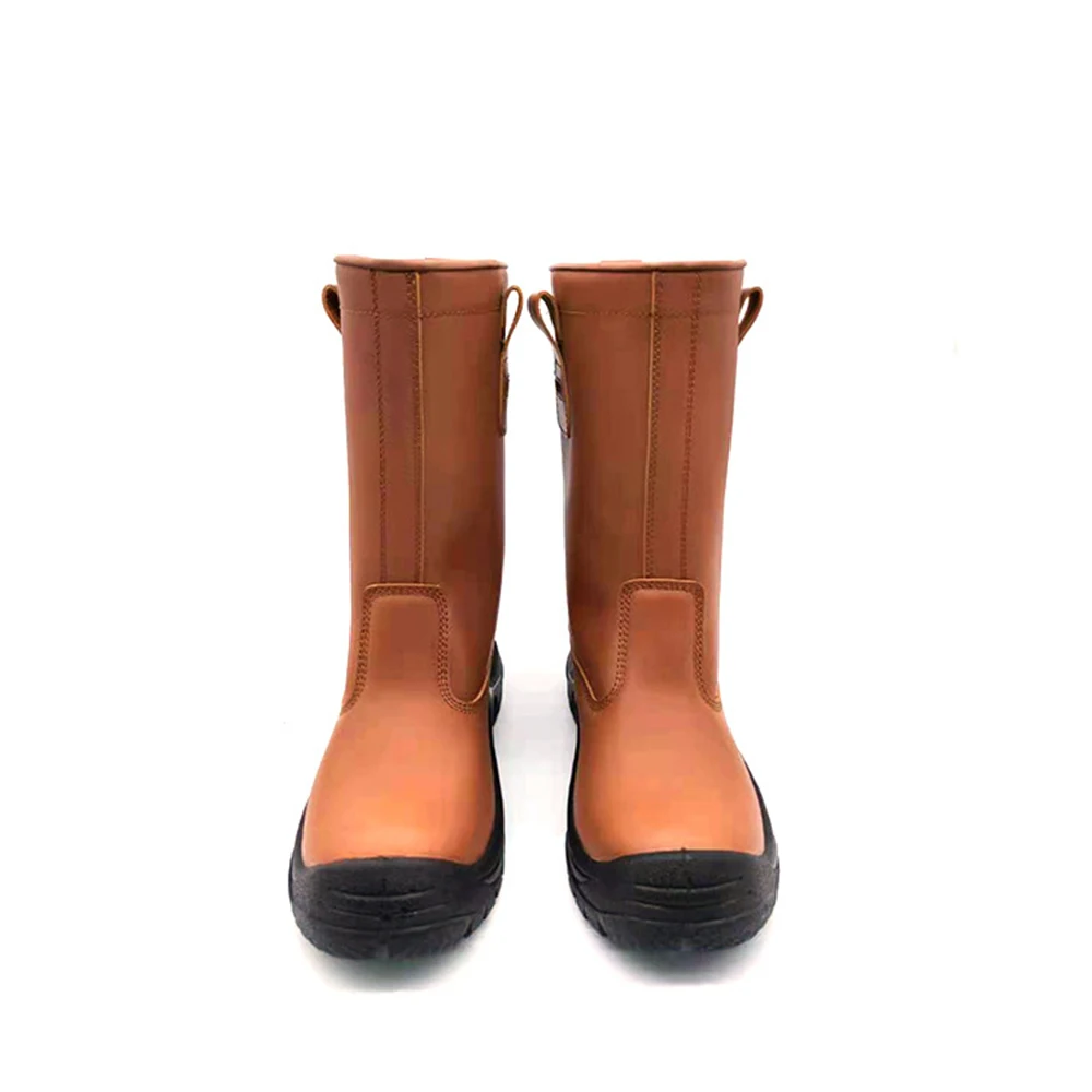 oil resistant anti slip man steel toe shoes safety work boot safety welding shoes for welder