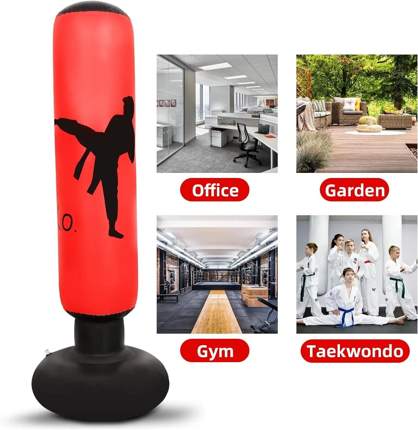 160cm inflatable punching bag boy training punching bag indoor game toys boxing Inflatable Boxing Bop Bag