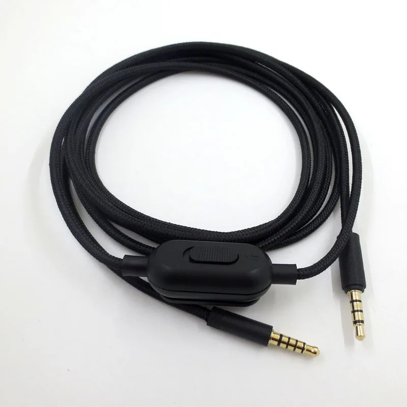 Audio Cable for G433 G233 G Pro X Gaming Headset Aux Cord with Volume Control &Mic Mute