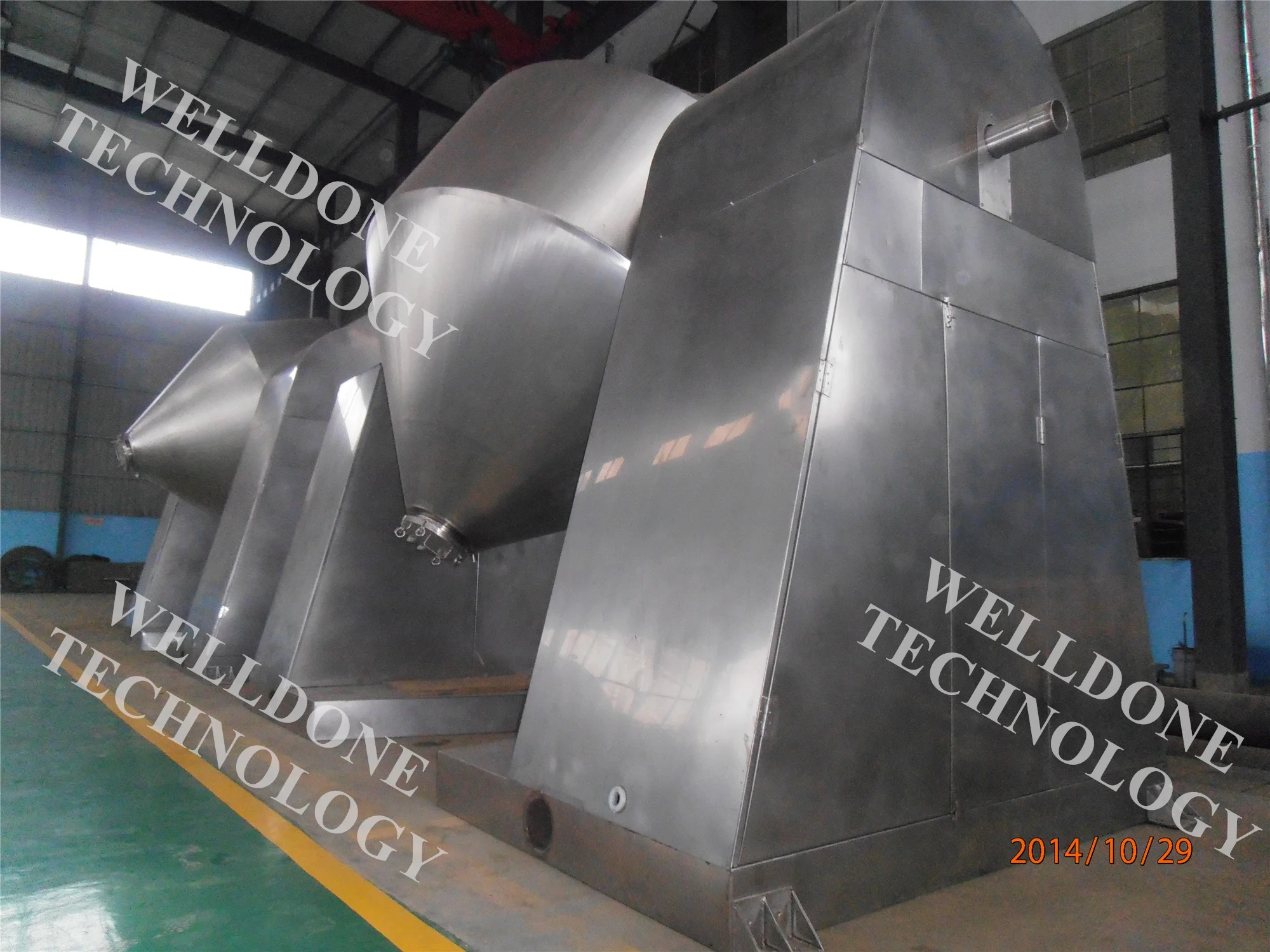 SZG Series High Quality Food Chemical Industry Rotary Vacuum Double Cone Conical Dryer Drying Machine