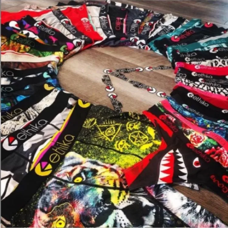 
Ethika 2021 OEM Wholesale Vendor Underwear Boxers Briefs Men Plus Size Ethika Breathable Shorts 