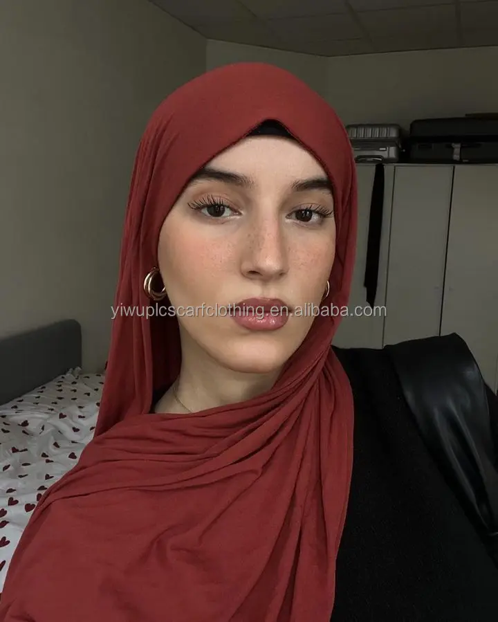 Wholesale Cheap Solid Plain Islamic Shawls Long Soft Jersey Material Chiffon Muslim Scarves 42 Colors Pearl Chiffon Hijab Best