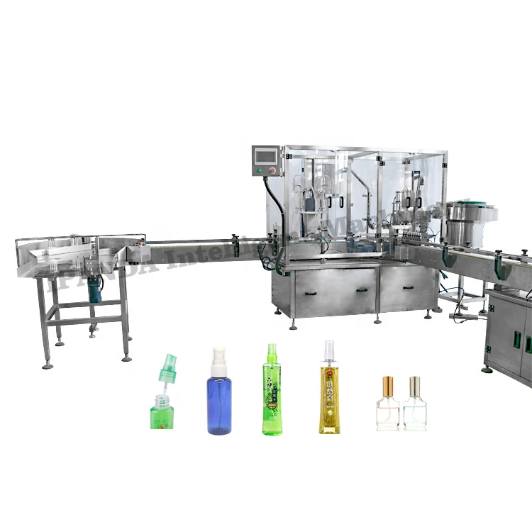 Automatic spray bottle colour filling machine body perfume spray filling machine