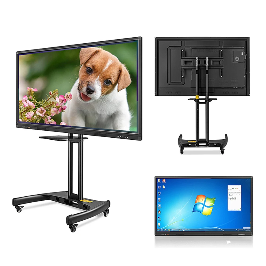 INGSCREEN 65 inch 12 series Smooth Writing Wireless screen sharing 4k Android 14 touch whiteboard school interactive flat panel