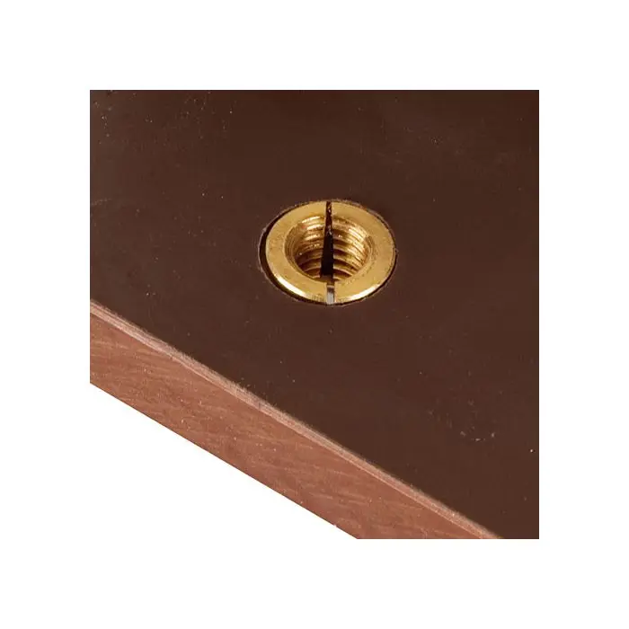reverse brass expansion insert for plastics