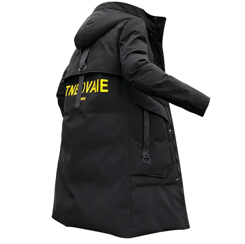 Высококачественное зимнее мужское хлопковое пальто на заказ, уличная куртка с капюшоном и подкладкой (62176984942)