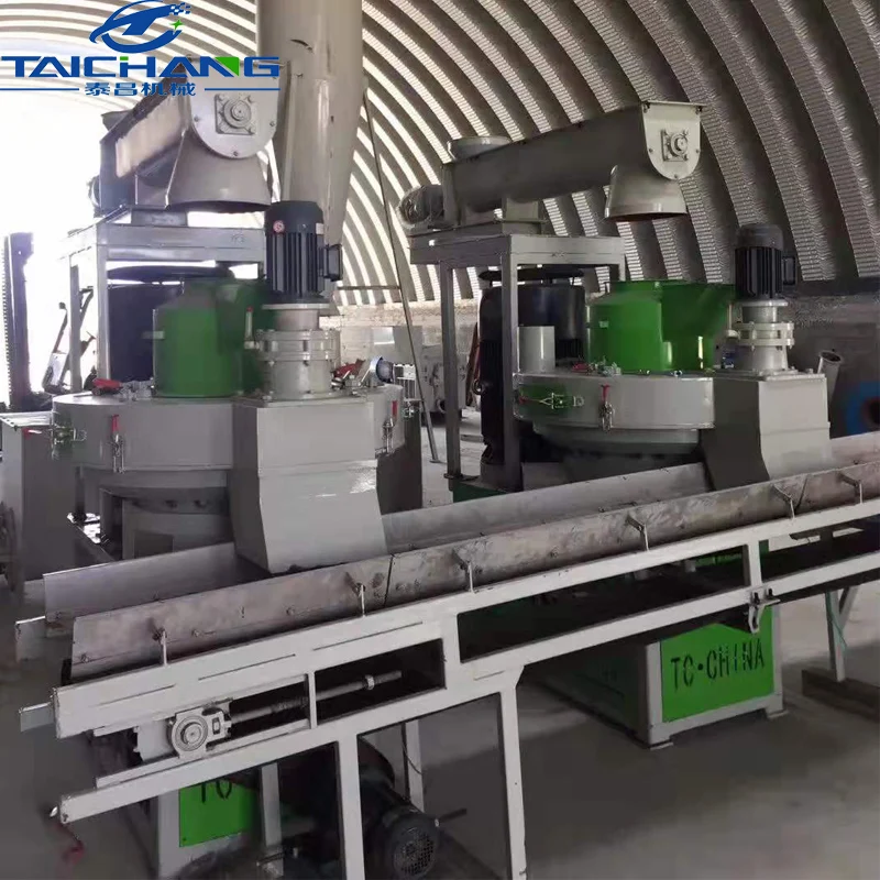 LKJ 560 Factory direct sell wood pelets line/wood pellet machine/biomass pellet mill line with low price