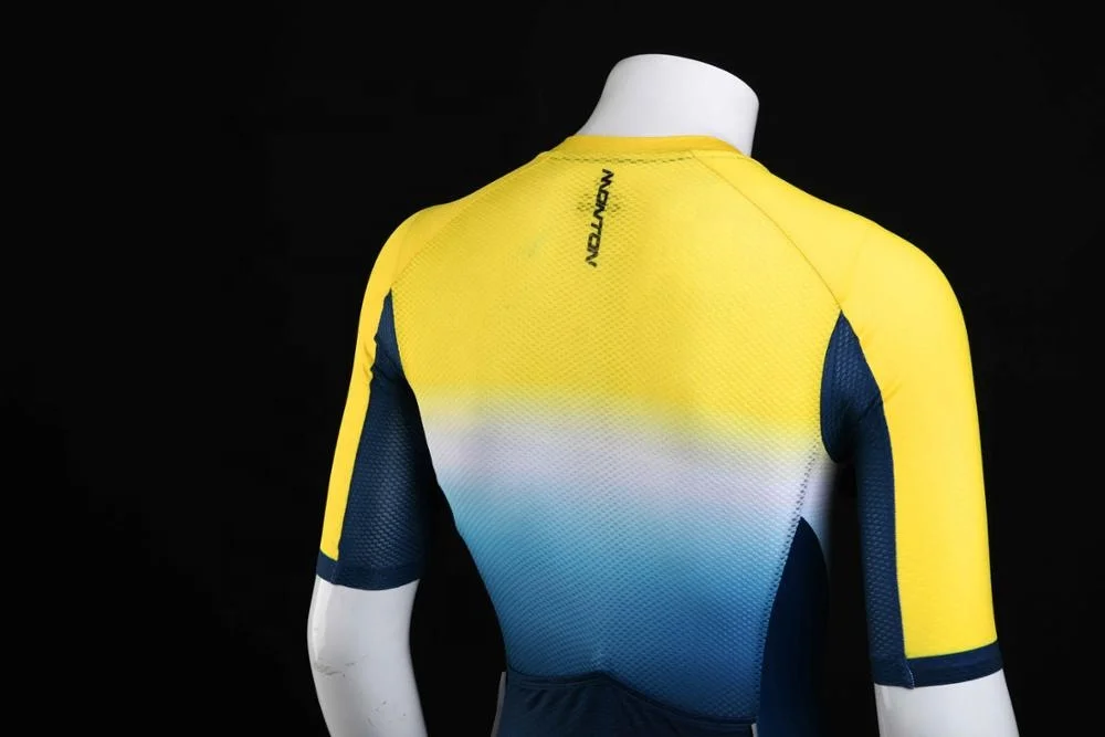 New style men short sleeve triathlon clothing men custom trisuit triathlon bike suit