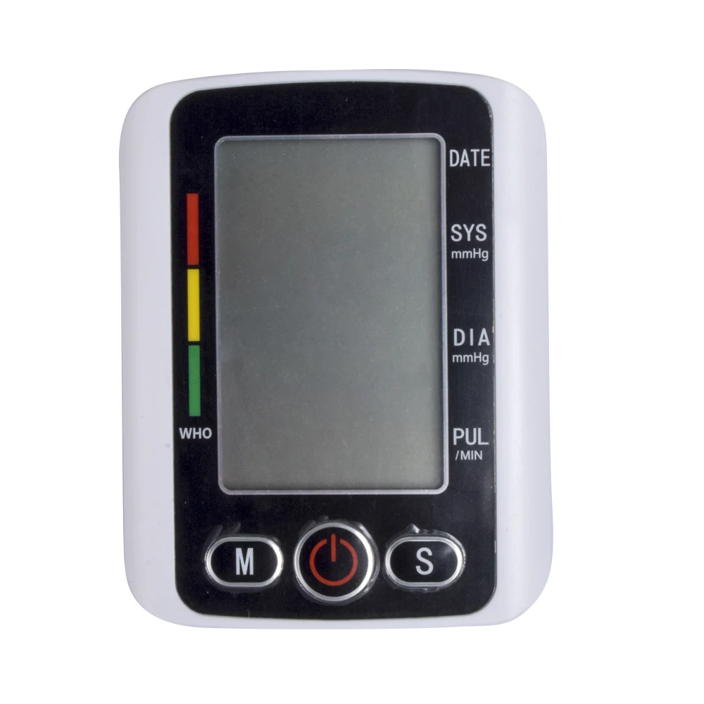 Automatic Blood Arm Blood Pressure Monitor Sphygmomanometer Pressure Gauge Meter T