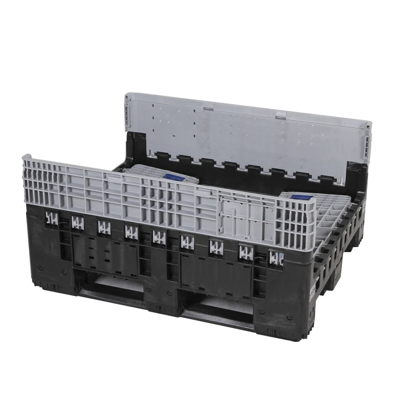 Warehouse heavy duty Large industrial plastic foldable pallet box