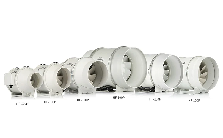 200mm in line duct fan direct supplied by shenzhen manufacturer