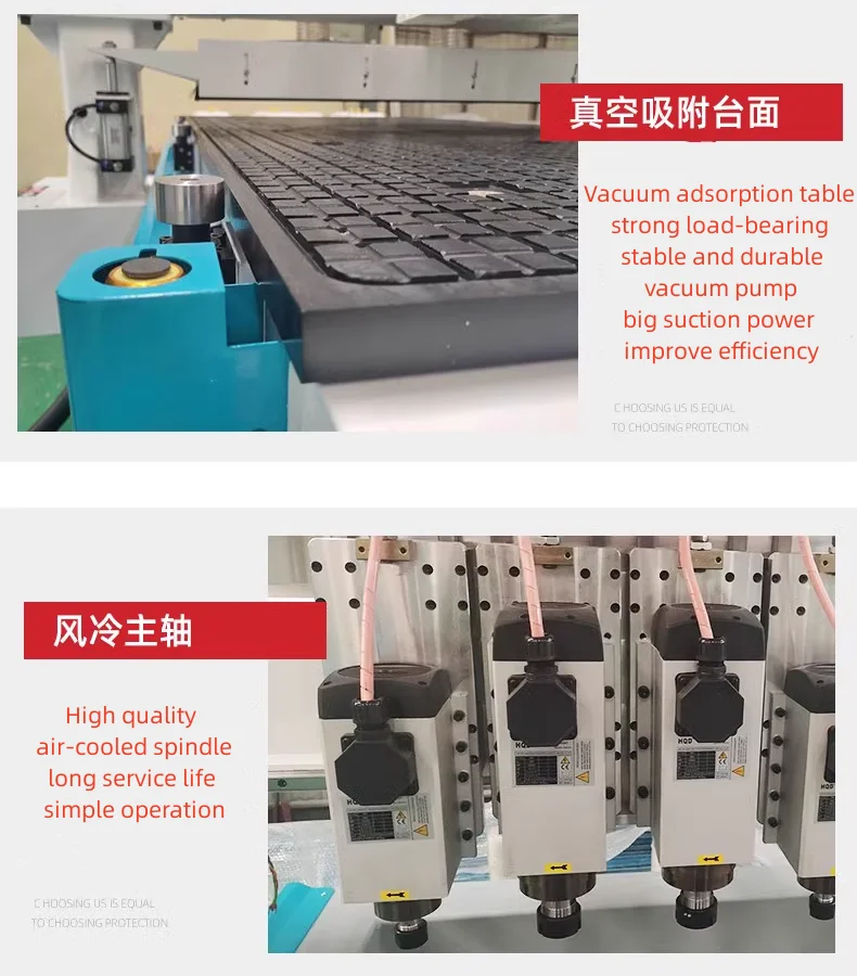 UBO multifunction industrial atc 1325 2030 cnc wood router mdf plywood cutting furniture door making machine