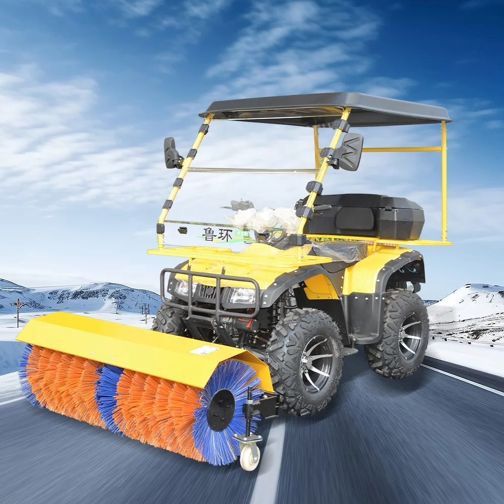 15HP Driving Type Snow Sweeping Machine Road Cleaning Machine