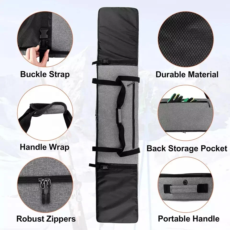 Outdoor sport waterproof ski landing bag snowboard travel bag snowboard bag