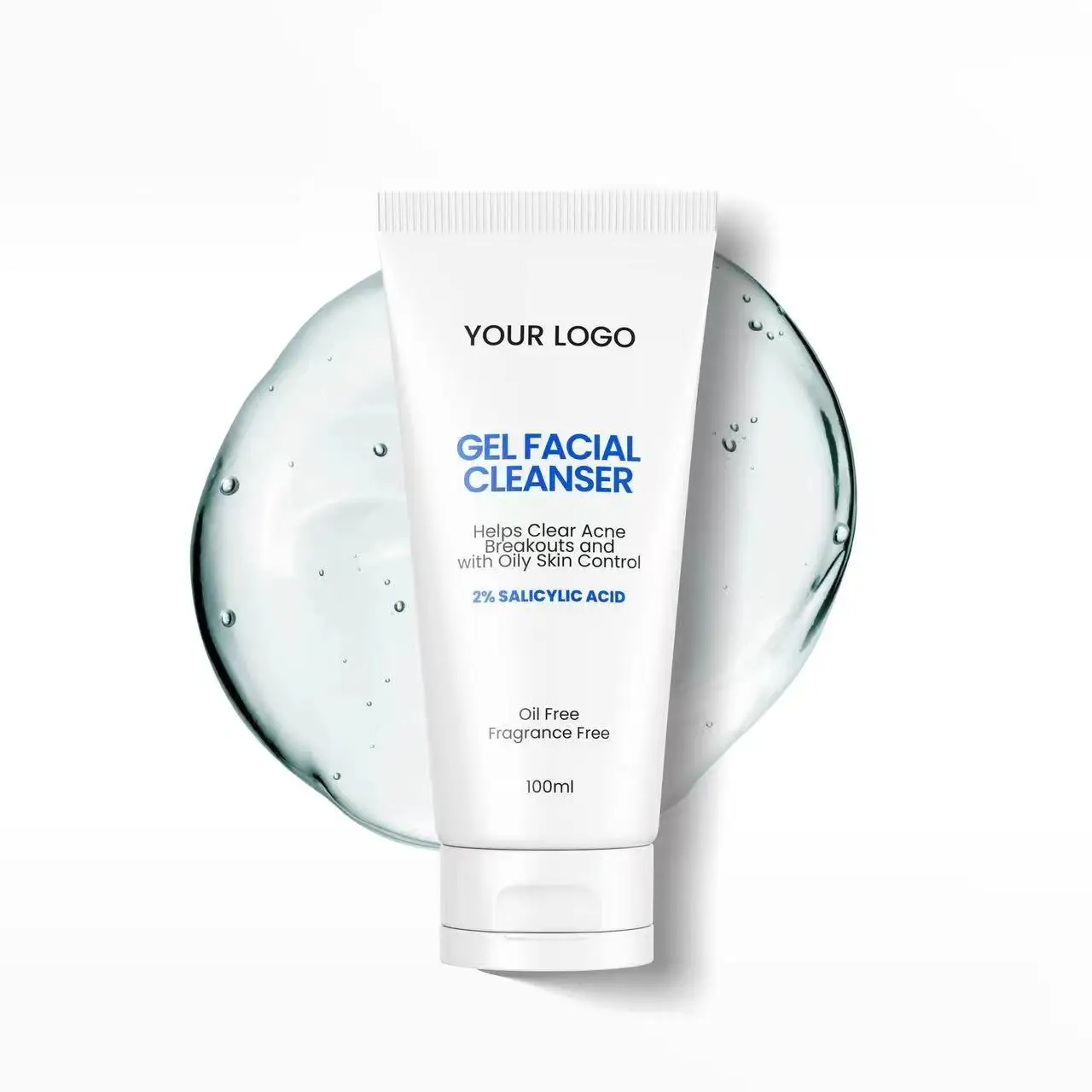 OEM частная марка очищающее средство для лица без масла против акне Органическая аминокислота мытья всей кожи