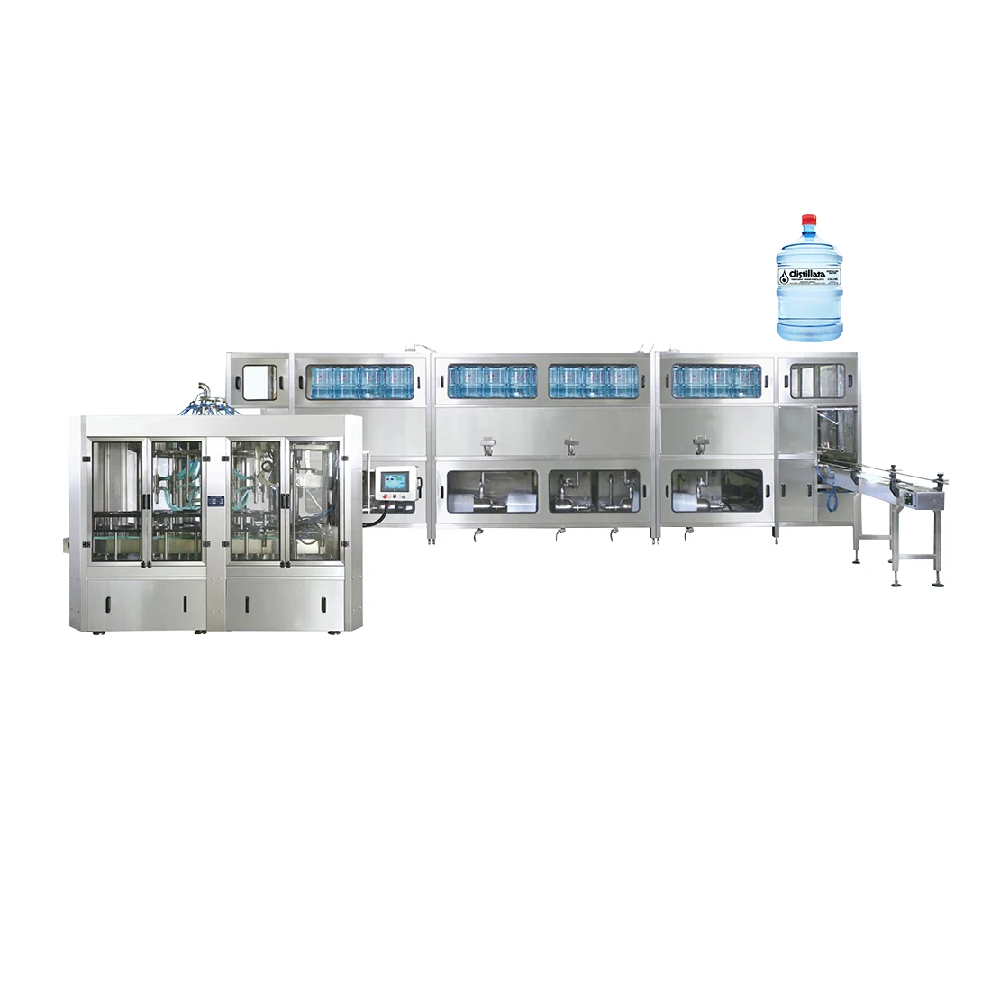 
Complete line 5 gallon production line filling system 
