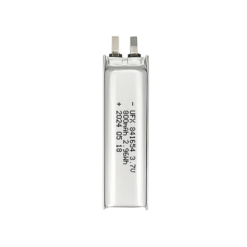 Custom Lithium Batteries UFX 841654 800mAh 3.7V Battery Pack From Chinese Lithium Battery Producers For Medical Electronics