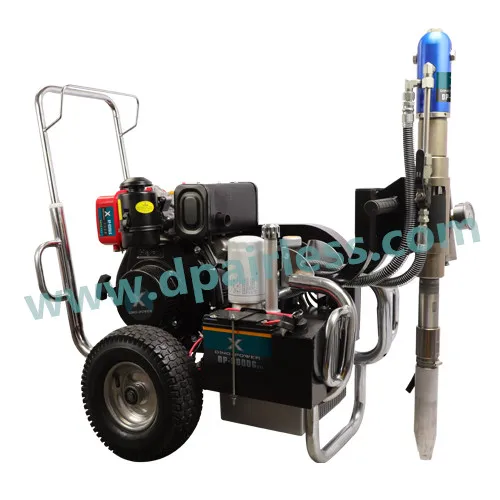 DP-9600G 6HP 4500W Diesel Engine Hydraulic Driven Airless Paint Sprayer