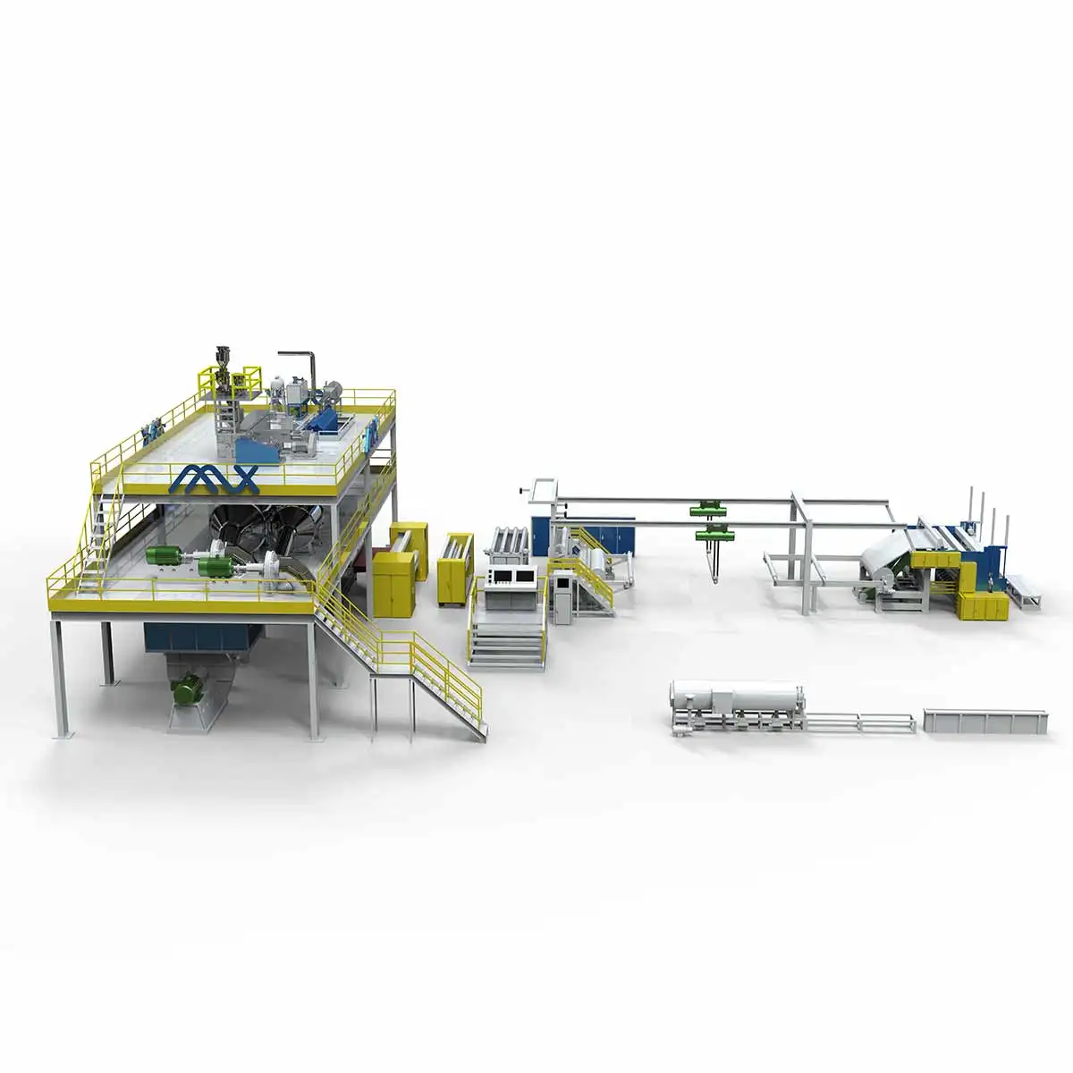 OEM Fully Automatic Nonwoven Fabric Making Machine Low Cost