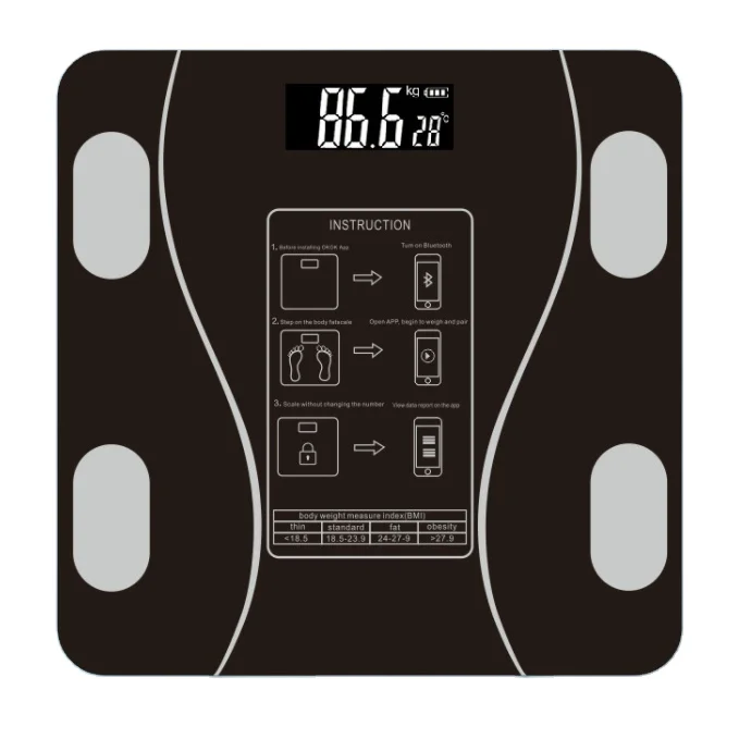 Smart Composition Monitor Wireless Bmi Bluetooth Digital Health Weighing Body Fat Scale