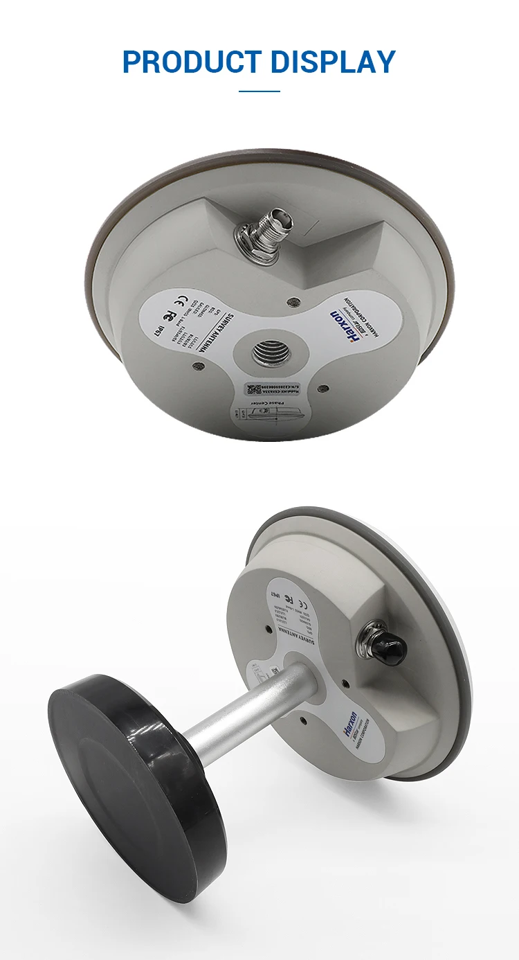 High Gain High Precision GNSS Surveying Antenna TNC-K Connector Magnetic Base Survey Antenna