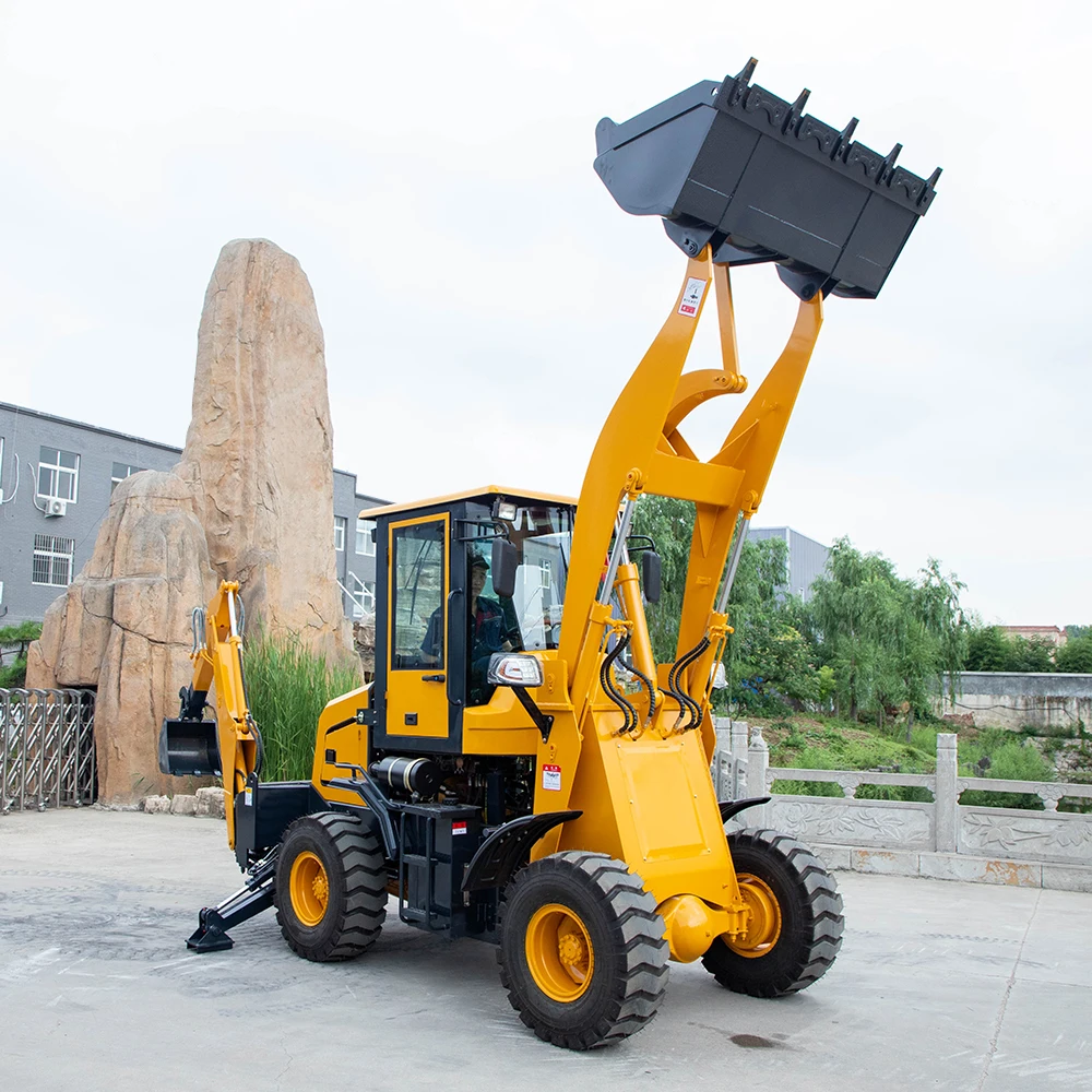 china articulated efficient mini multifunction rear excavator loader traktor backhoe and loader