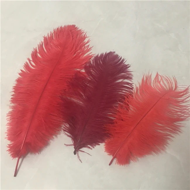 White Large Ostrich Feathers Plume
