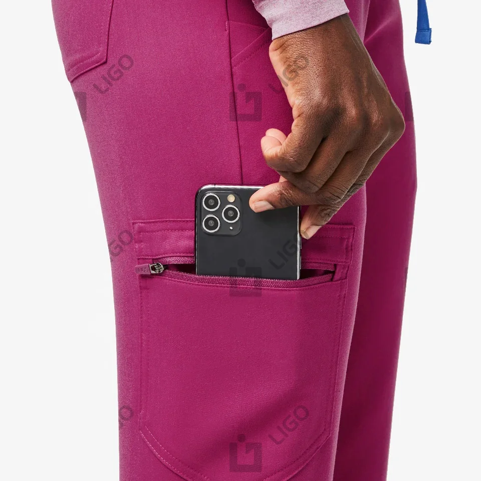 High Quality Hospital Uniforms 72% Polyester 21% Rayon 7% Spandex Scrubs Uniforms Suit Set