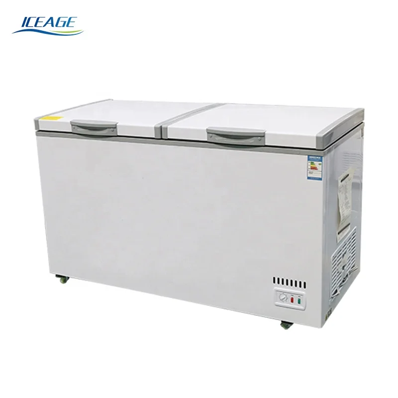 Factory direct sales gelato horizontal freezer large capacity deep freezer Single temperature freezer