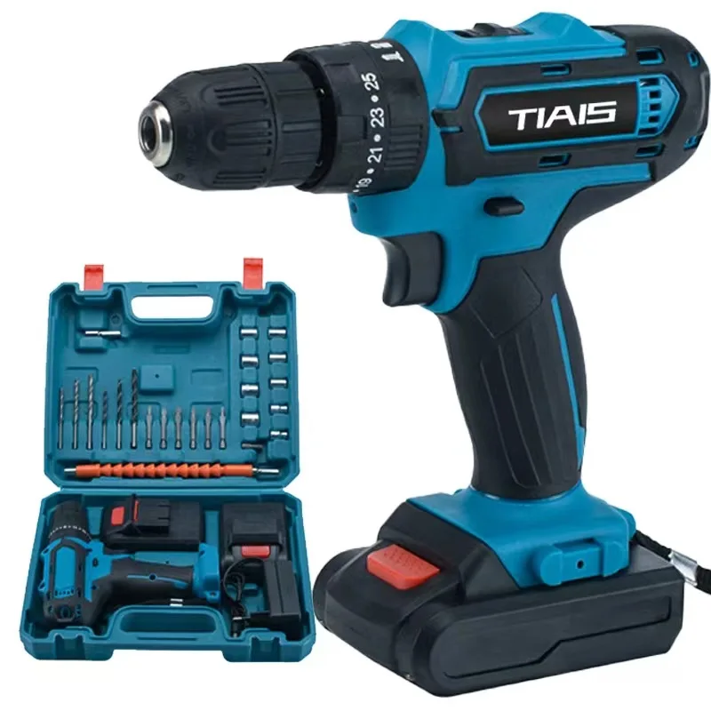 Electric Screwdriver Power Drill Impact Cordless Tool Bits Set Repair Tool 21V  Brushless Lithium Power