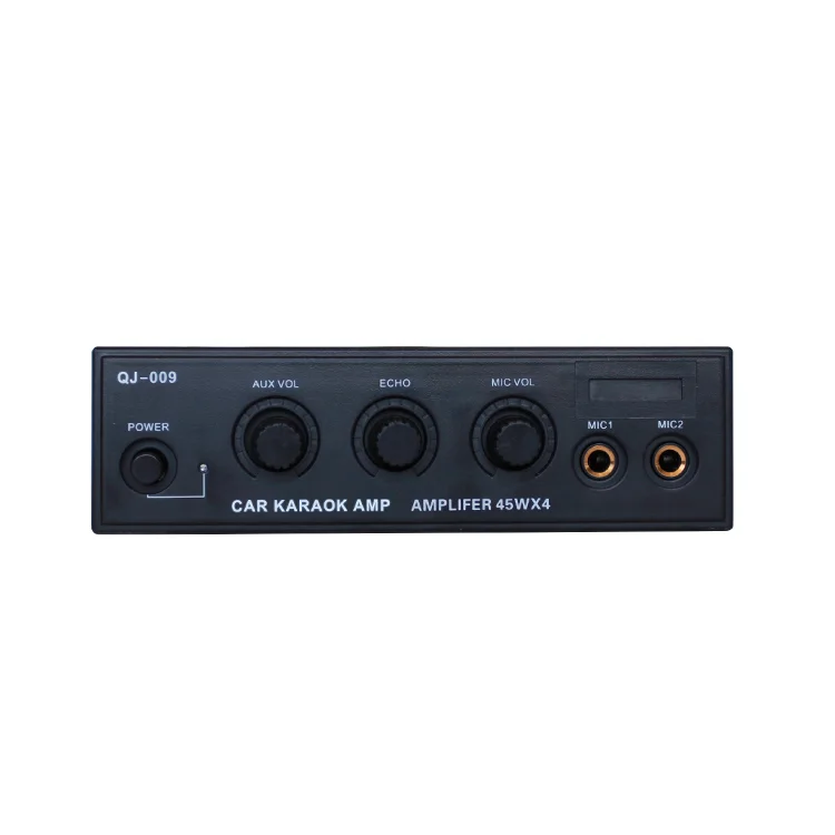 Power Bus 4 way DVR stereo Amplifier & car amplifier Audio Processor Vehicle Karaoke amplifier