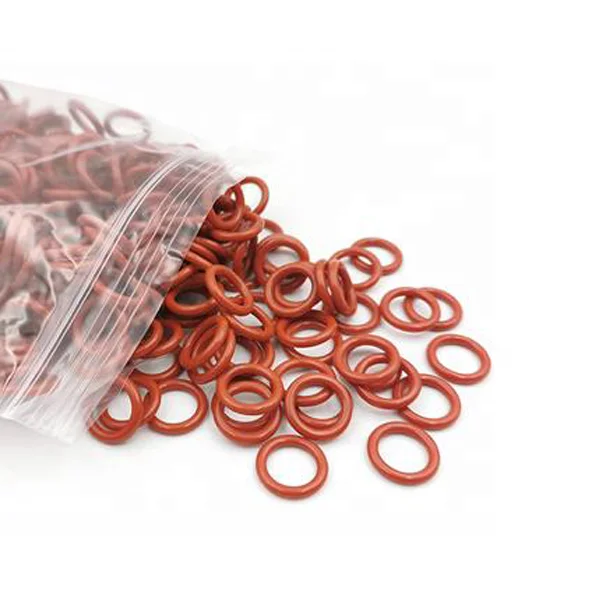 Quality assurance Rubber silicone O-ring Red white O-ring Food grade SIL O-ring
