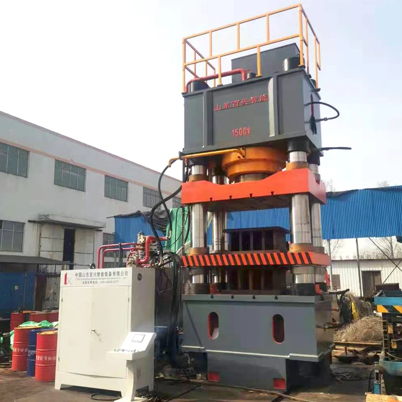 1800 ton hot forging machine hydraulic press for elevator counterweight production